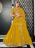 Buy Lehenga Choli | Bright Yellow Sequence Embroidered Wedding Lehenga Choli And Dupatta