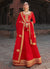Bridal Red Zari Embroidered Anarkali Suit