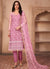 Soft Pink Chikankari Pakistani Pant Suit