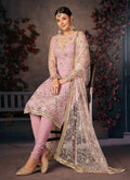 Lavender Embroidered Suit