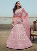 Lavender Zarkan Embroidered Designer Lehenga Choli