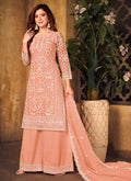 Soft Peach Palazzo Suit