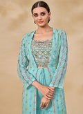 Buy Jacket Style Sharara Suit In USA UK Canada