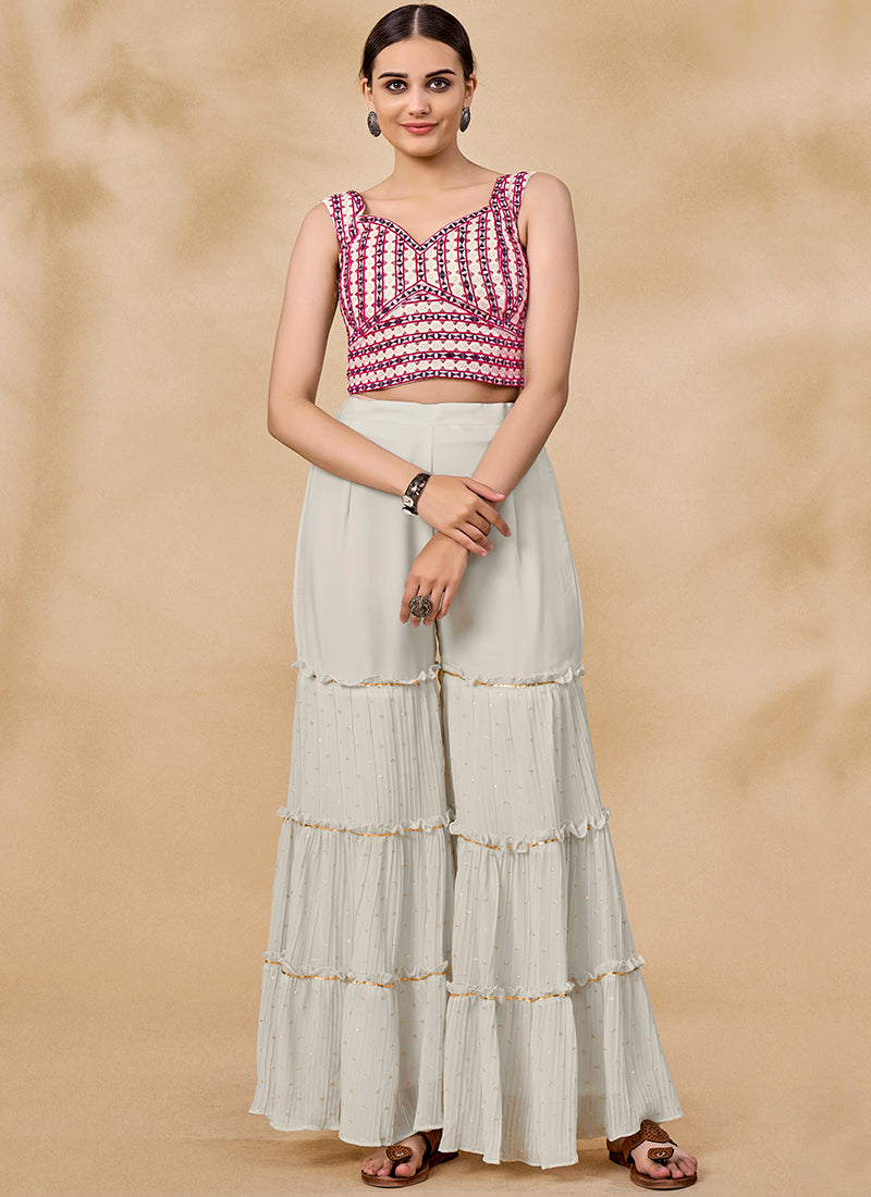 Shop Palazzo Suit Online Free Shipping In USA, UK, Canada, Germany, Mauritius, Singapore With Free Shipping Worldwide.