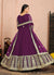 Purple Designer Anarkali Suit In Germany