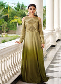 Green Designer Anarkali Suit