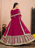 Pink Designer Anarkali Suit In USA