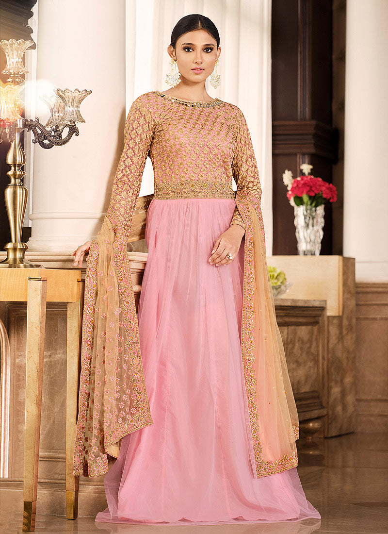 30/32/34/36/38 A-line Girls Gown at Rs 1100 in Surat | ID: 12936754573