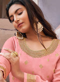 Peach Wedding Palazzo Suit In UK