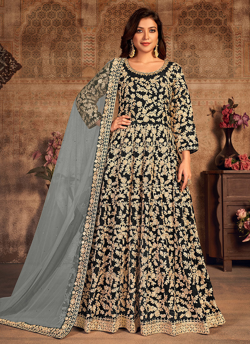 Black Anarkali Suit