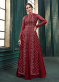 Red  Anarkali Suit In UK