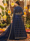 Navy Blue Lehenga