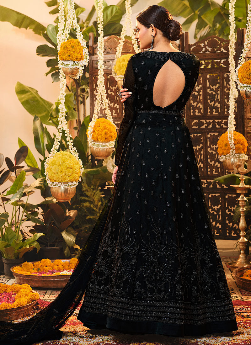 Black Anarkali Suit