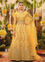 Yellow Embroidered Wedding Anarkali Suit