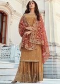 Mustard Gharara Suit