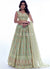 Buy Lehenga Choli - Pista Green Multi Sequence Embroidery Wedding Lehenga Choli