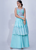 Buy Chiffon Palazzo Suit