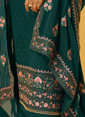 Dark Green Designer Pant Style Suit In UK