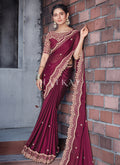 Royal Pink Traditional Silk Saree