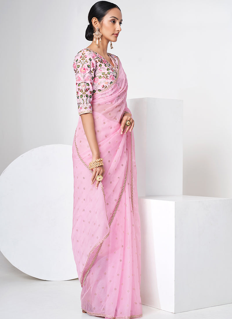 Buy Organza Silk Saree In USA UK Canada