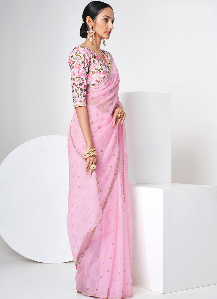 Buy Organza Silk Saree In USA UK Canada