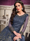 Blue Pant Style Suit In UK