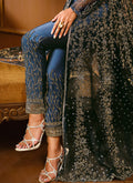 Navy Blue Pant Suit In CANADA 