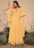 Yellow Sequence Embroidered Festive Palazzo Suit