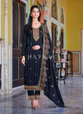 Blue Sequence Embroidered Pakistani Pant Style Suit