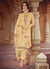 Yellow Embroidered Pakistani Pant Style Suit