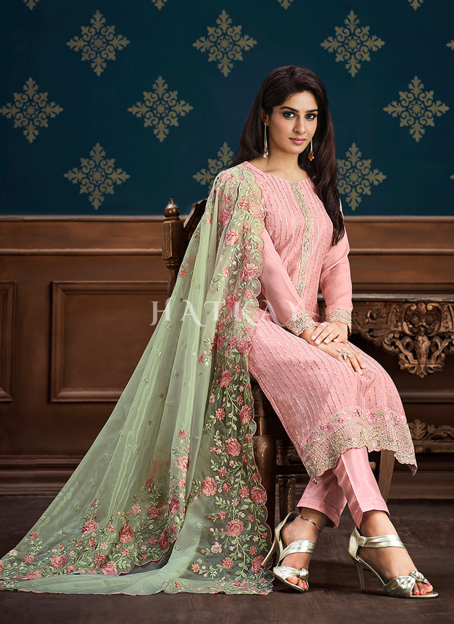 Salwar pant suit sale