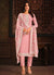Buy Salwar Kameez - Pink Chikankari Embroidery Georgette Salwar Kameez Suit