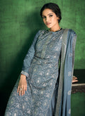 Blue  Embroidered Pakistani Pant Suit In Australia