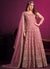 Blush Pink Embroidery Festive Anarkali Suit
