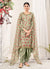 Buy Punjabi Suits -Pista Green Multi Floral Embroidery Traditional Patiala Suit