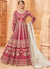 Bridal Pink Embroidered Silk Anarkali Suit