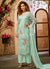 Sea Green Embroidered Traditional Salwar Kameez Suit