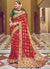 Buy Saree - Red And Green Multi Embroidery Traditional Wedding Saree