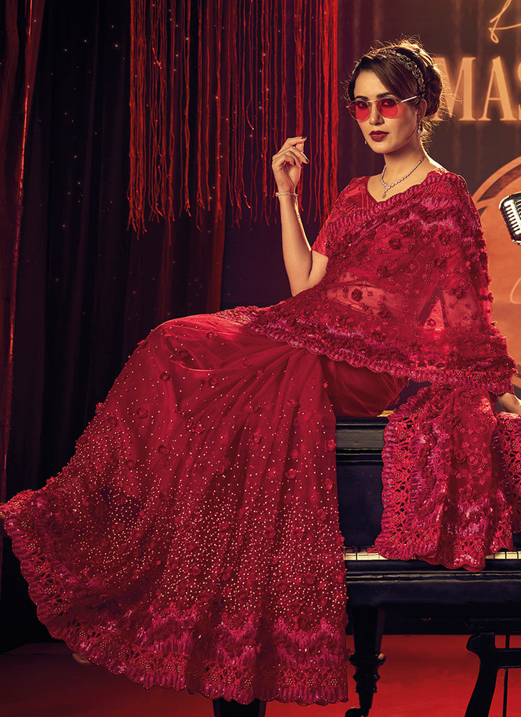 Shop Bridesmaid Saree In USA, UK, Canada, Germany, Australia, New Zealand, Singapore With Free Shipping Worldwide.