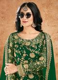 Buy Green Gharara Suit