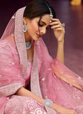 Pink Embroidered Wedding Lehenga Choli  In Germany