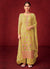 Yellow Embroidered Indian Palazzo Suit