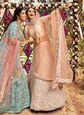 Peach Wedding Lehenga Choli In Australia