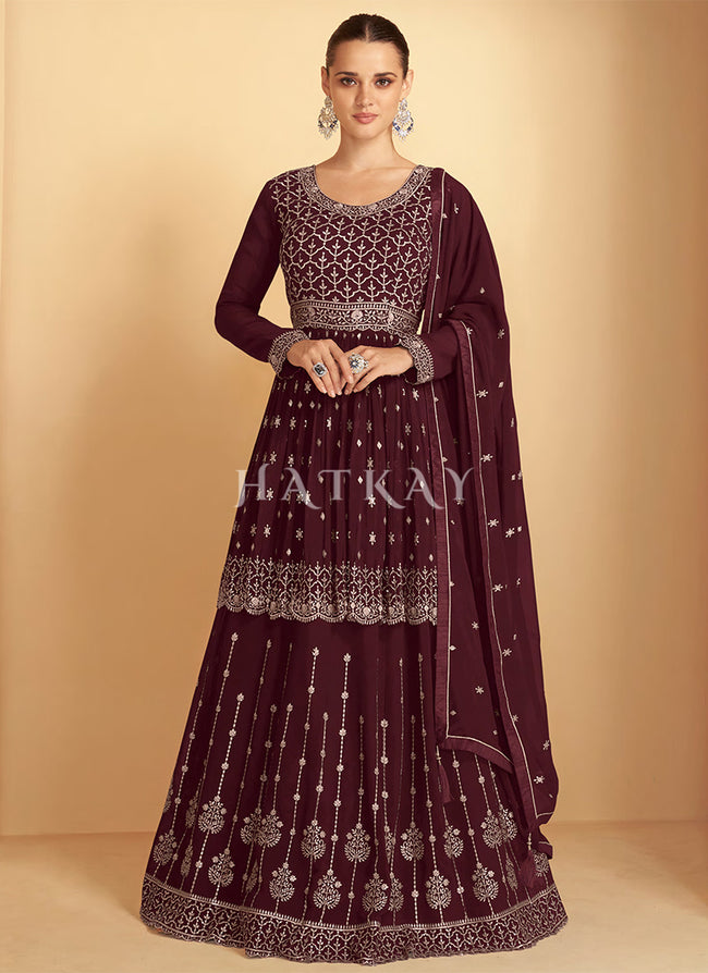 Embroidered Peplum Dress, Machine wash, Ethnic Wear at Rs 800 in Hyderabad