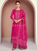 Hot Pink Traditional Pakistani Salwar Kameez