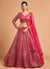 Magenta Pink Sequence Embroidered Lehenga Choli