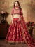 Red Designer Lehenga Choli