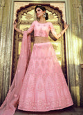 Pink Designer Lehenga Choli In USA
