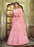 Pink Sequence And Dori Embellished Designer Lehenga Choli 