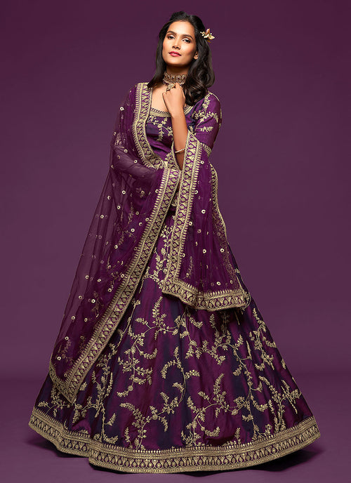 Purple Lehenga Choli In Canada
